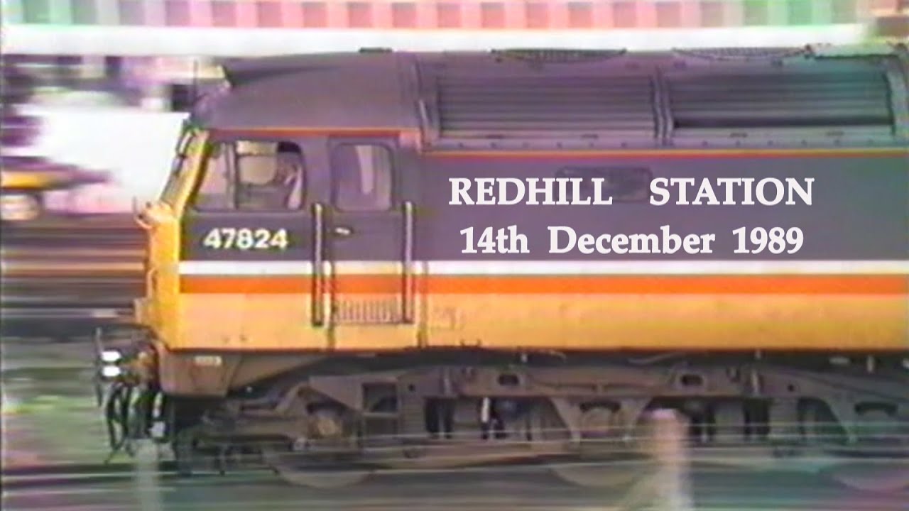 BR in the 1980s Redhill Station Car Park on 14th December 1989