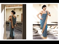 How to drape wear saree of flat front pallu with thin pleats perfectly