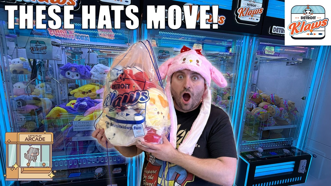 We Won Cool Sanrio Hats From a Claw Machine