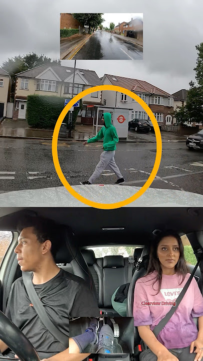 *Driving test fail* 😖#driving #test #fail #hazard #rain #london #road #car