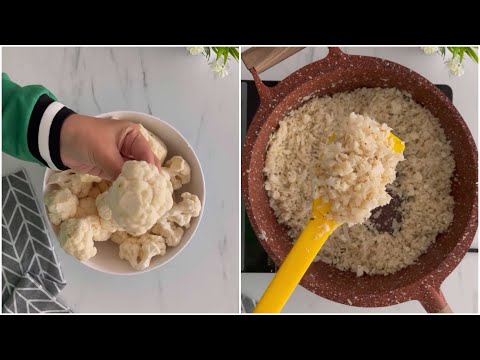 رز الزهرة بديل الرز العادي في نظام الكيتو