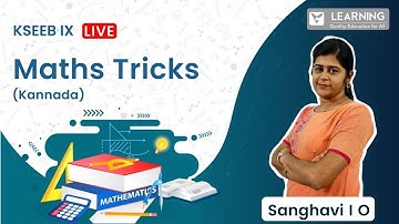 9th Class Kannada Medium Maths | Maths Tricks |Part 7 | By Sanghavi Ma