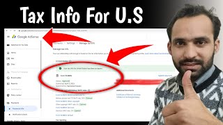 United States Tax Info In Adsense 2023 | Your Tax Info For United States Has Been Accepted