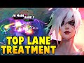 Rank 1 Challenger Riven Punishes Jungle Main in The Top Lane