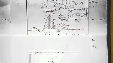 Signals and Comms 2: Lecture 5, Part 3/3: "Sinc" function and Complex Fourier Coefficient Properties