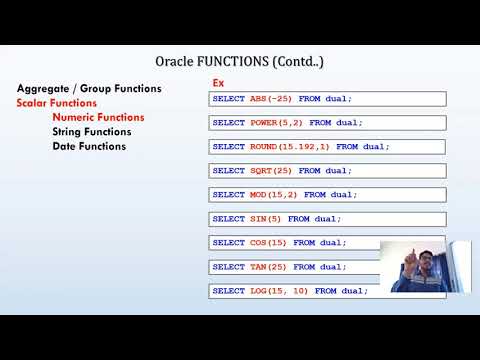 numeric and string functions in oracle - YouTube