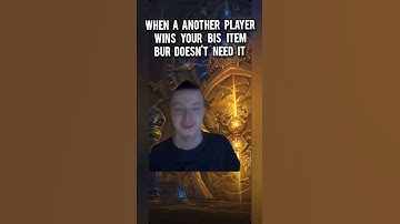 when another player wins your BIS Item but doesn