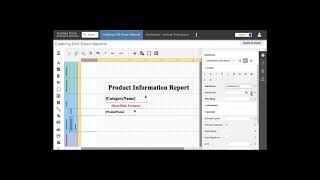Creating Drill Down Reports