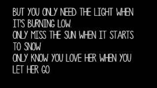Let Her Go Cover By Jasmine Thompson With Lyrics