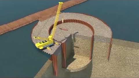 Video biện pháp thi công cừ vây ngoài biển