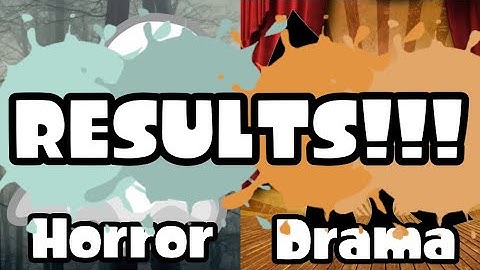Horror vs. Drama Custom Splatfest Results