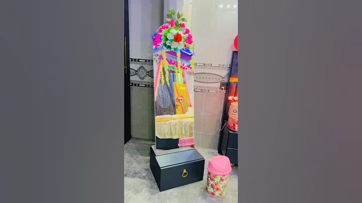 Best Bridal Bedroom Decor with Artificial Flowers |#youtubeshorts #shorts #trending #viral