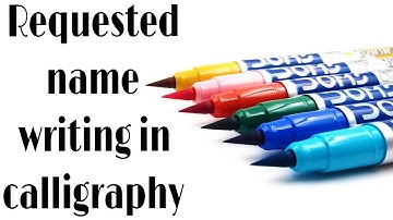 Raghav 🥰 name calligraphy || doms brush pen calligraphy || calligraphy name writing/WhatsApp status💕