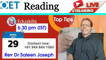 Edu Skills: OET Reading: OET made easy: Reading Strategies & Tips