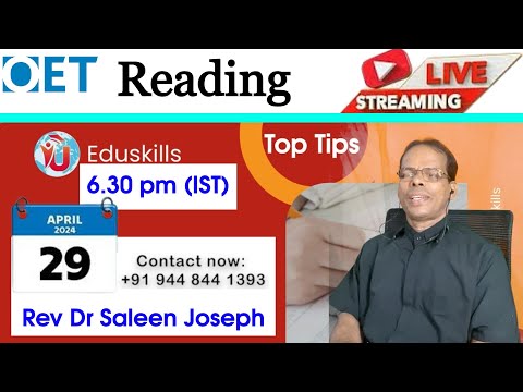 Edu Skills: OET Reading: OET made easy: Reading Strategies & Tips
