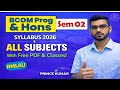 B.Com 2nd Semester Complete Syllabus | RMLAU | All Subjects Explained | Even Semester 2026