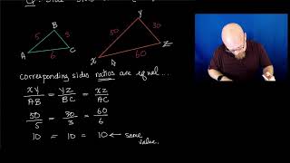 Triangle similarity ASL