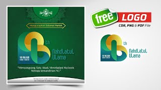 Logo Harlah 98 Nahdlatul Ulama 2021 Versi Hijriyah - Coreldraw, PDF dan PNG #edukasigrafis