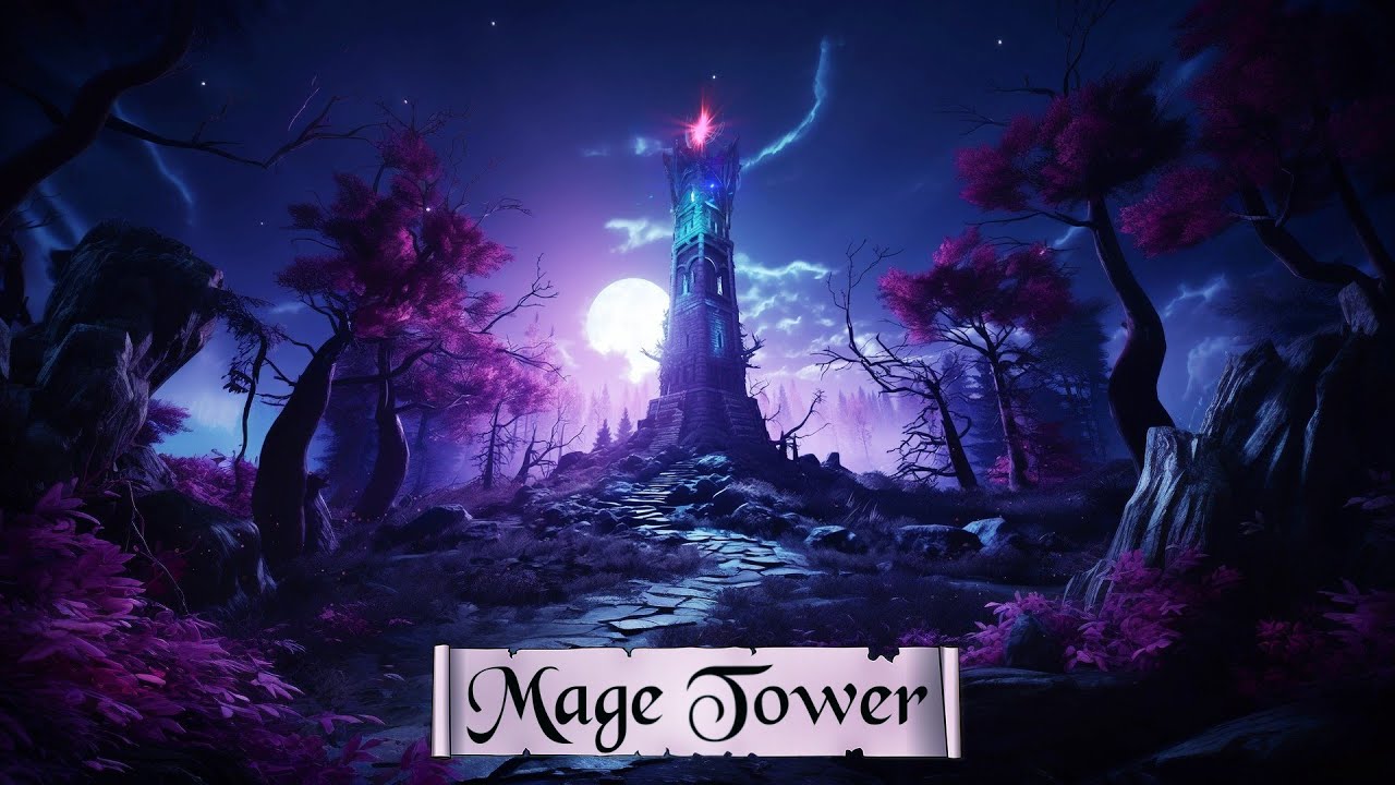 Mage Tower | Mysterious Fantasy Exploration Music | D&D - RPG | Dark Fantasy Music for Games