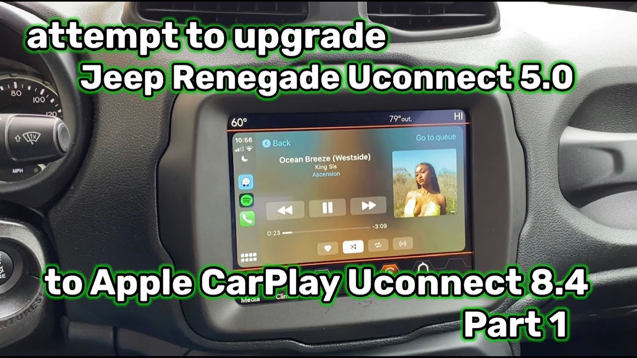 Jeep Renegade Radio Head Unit Upgrade System w/ install Kit