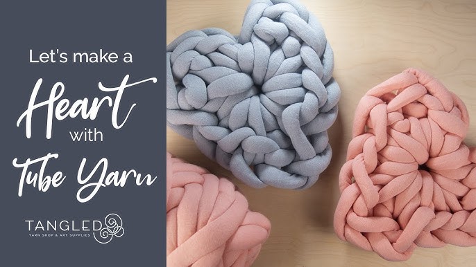 Chunky Crochet Heart Free Pattern · Crazy Hands