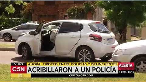 C5N - Policiales: Tiroteo entre policías y delincuentes en la Avenida General Paz altura Mataderos