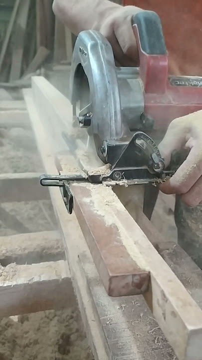 cara bikin skoneng kusen kayu #tutorial #woodworking #tukangkayu