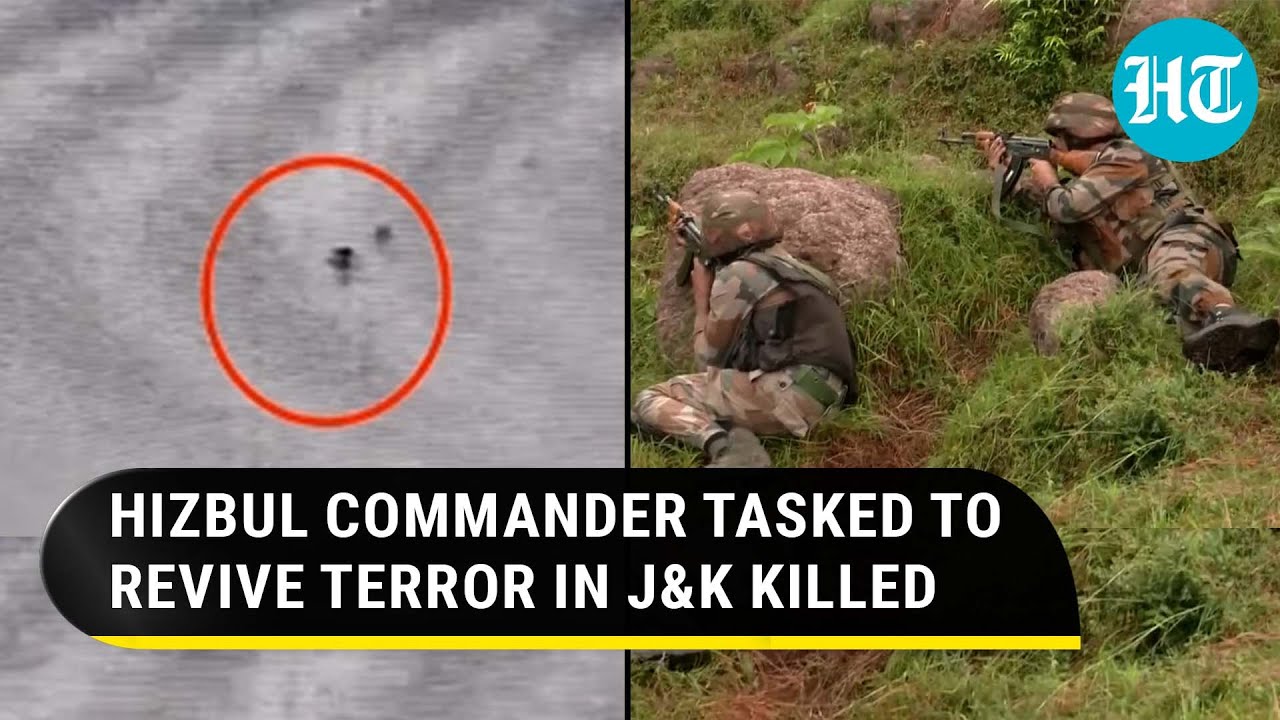 J&K: Army Kills Pak-sent Hizbul Commander To Revive Terror | Watch Chilling Video Of Operation