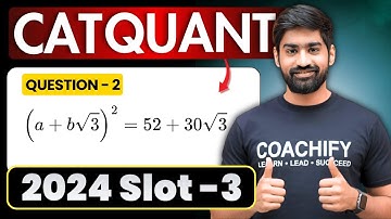 🔥 CAT 2024 Quants Slot 3 Question 2 Solved | Crack CAT