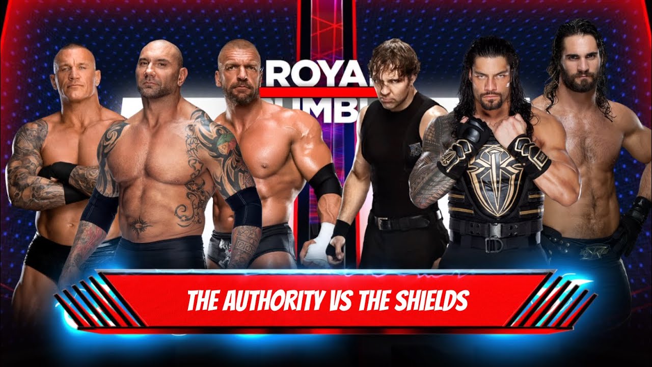 The Shields vs The Authority | All-Time Classic Battle | WWE Royal Rumble | 4k 60  @WWE  