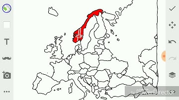 Drawing Europe #1-Nordic flags