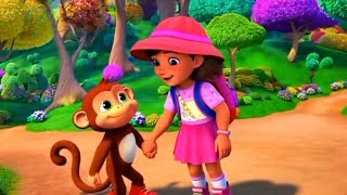 Curious Dora & Monkeys Magical Nursery Rhyme Adventure Sing-Along Fun For Kids