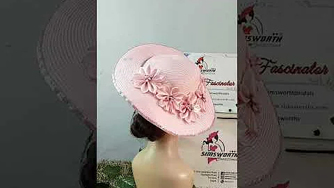 Latest Fascinator Design for wedding Hats,Bride's Mum,2021,Lagos,Nigeria. 15,000