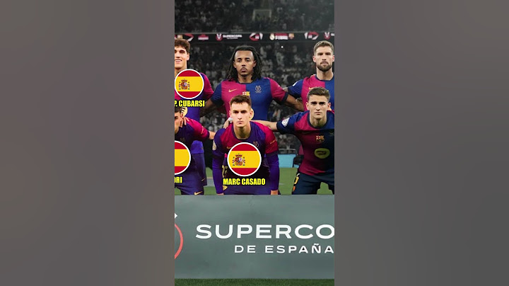 Barcelona 5-2 Real Madrid Spanish Super Cup 2025 #bintangbola #edit