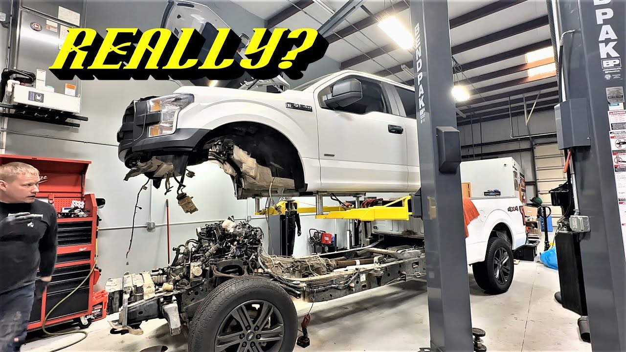 2017 Ford F-150 3.5L Ecoboost Engine Swap PT 1: Is Body Removal