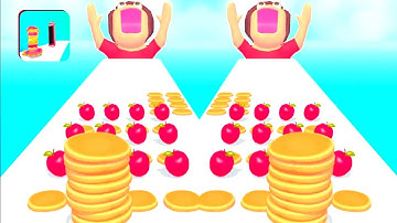 Pancake Run - Max Level Gameplay iOS,Android Walkthrough Video Update Game Mobile