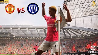 efootball 2024 - Manchester United Vs Inter Milan PC [4k] Hojlund Ft Lautaro Martinez