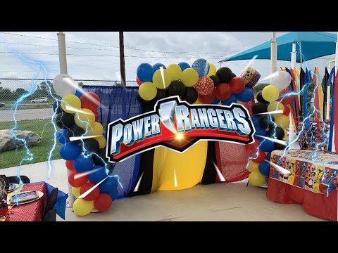 POWER RANGERS BIRTHDAY PARTY!