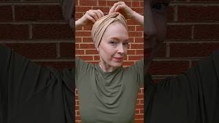 The Dorothy turban - another square scarf style!