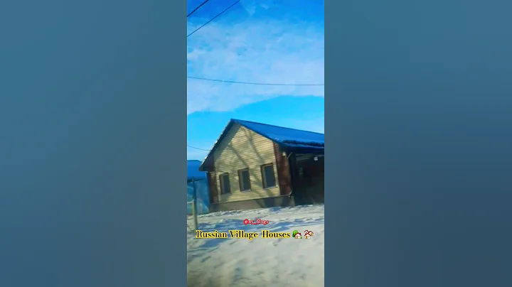 Russian Village Houses 🏠 🏘 #moscow #russia #russian #shorts #short #viral #youtubeshorts #vlogger