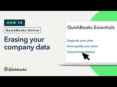 How to erase your QuickBooks Online data and start over