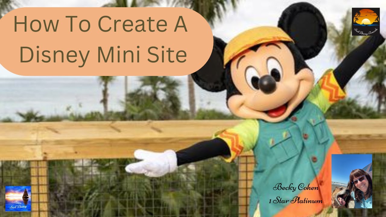 Creating a Disney Mini Site