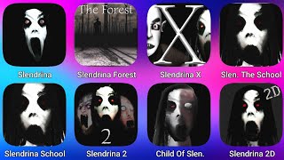 Slendrina All New & Old Games Escape Ending | Slendrina X | Cellar | Child | Forest |horror game