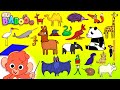 Animal ABC | Learn the Alphabet with 26 CARTOON ANIMALS for kids | ABCD Wild Animals and Sounds 4K