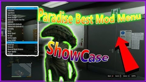GTA 5 Paradise Best Free Mod Menu For Jailbroken PS3 ShowCase 2019