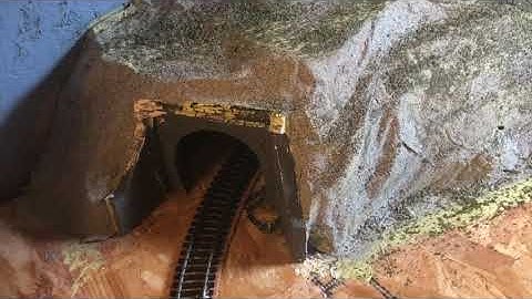 Building a model railway part 16 Making a tunnel