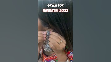 Get ready with me for Garba Night #grwm #grwmoutfit #garbadance #navratri #makeup #ootd #softgirl