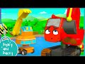 🤖Robot Digger&#39;s Revenge 🤖 | Kids Road Trip! | Kids Songs and Stories