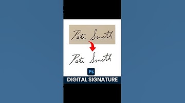 Make Your Signature Digital with Photoshop Tutorial