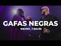 Maluma, J Balvin - Gafas Negras (Letra/Lyrics)